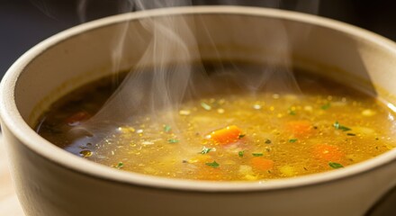 soup in a pot