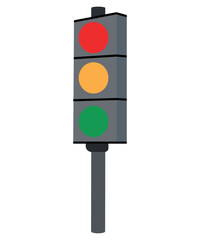 Traffic Light Illustration Red Yellow Green Signal