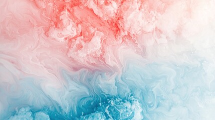 Fototapeta premium Abstract swirling colors blend in a fluid design.