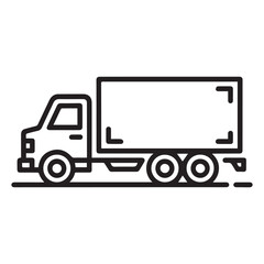 Fototapeta premium Delivery Truck Icon