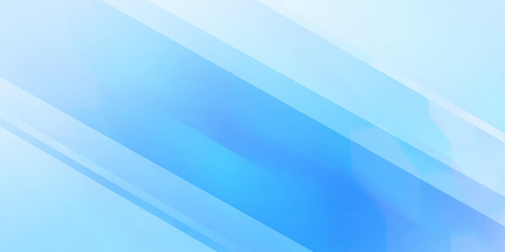 Abstract Light Blue Geometric Background With Soft Gradient Colors