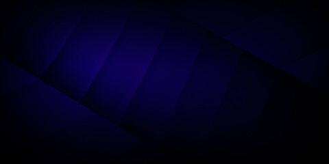 Fototapeta premium Abstract Blue and Black Gradient Background with Geometric Shapes