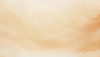 watercolor abstract beige texture painting background on white paper background dry and wet brush stroke effects
