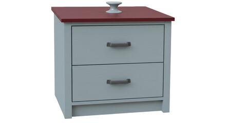 Isolated Bedside Table