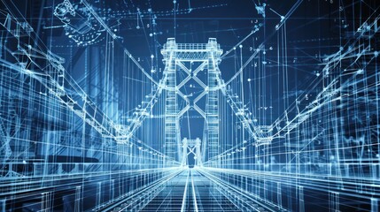 Digital city bridge design
