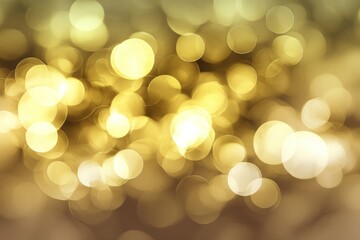 Fototapeta premium Golden bokeh background with soft blurring effect for various creative uses