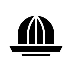 Stylized Juicer Icon: A Minimalist Representation of Citrus Extraction