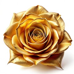 yellow rose isolated