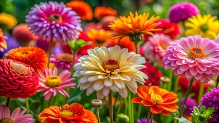 Bold Abstract Bright Floral Pattern Landscape Photography for Vibrant Decor and Artistic Inspiration