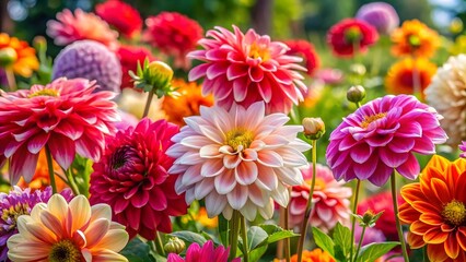 Bold Abstract Bright Floral Pattern Landscape Photography for Vibrant Decor and Artistic Inspiration