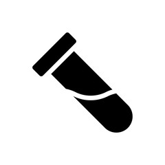 Laboratory vial illustration emphasizing research and pharmaceutical concepts