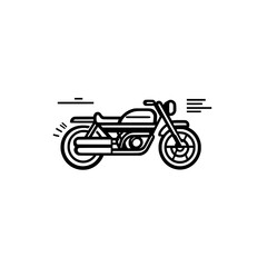 motorcycle vector icon