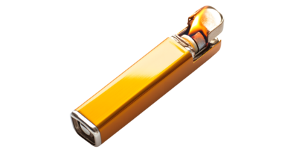 Professional Lighter on Transparent Background for Advertising and Product Promotions