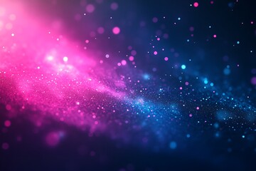 Fototapeta premium Abstract background with bokeh defocused lights and stars.