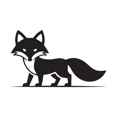 Standing Fox vector