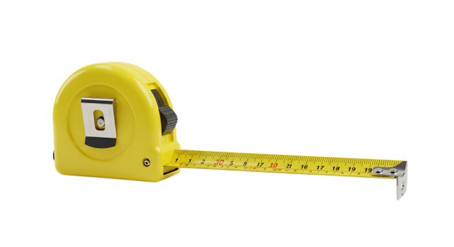 Yellow Tape Measure for Measurement