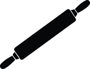 rolling pin vector icon.