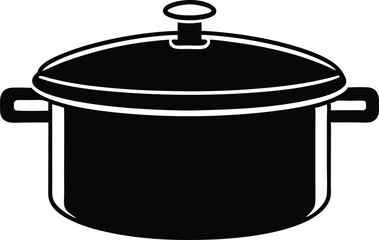 pressure cooker vector icon.