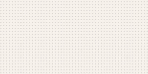 Bullet journal page, simple polka dot grid background. Paper pattern. Halftone texture, retro office. Planer, note small spots.