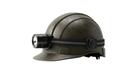 Hard Hat with Headlamp