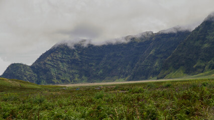 Obraz premium photo of mountains at Mount Bromo tourist attraction
