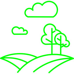 Scenic Views Vector Icon