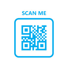 qr code icon for illustration