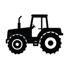 Tractor Vector Silhouette