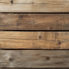 Fototapeta premium Wooden planks arranged horizontally showing wood grain
