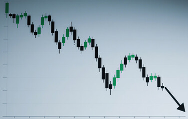 a dropping stock share price