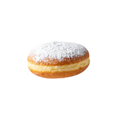 Floating single donut cake, PNG