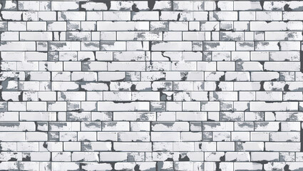 Obraz premium Style old brick wall with cracks