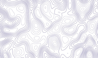 Abstract black and white topographic contours lines of mountains. Topography map art curve drawing. vector illustration. Modern abstract art with swirling black and white lines