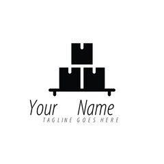 Fototapeta premium Logistics and Delivery Company Logo Design