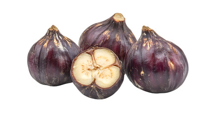 Fototapeta premium Fresh Water Chestnut Vegetable on Transparent Background for Design Projects