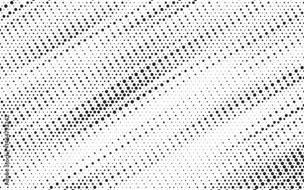 Fototapete Triangular Halftone Texture Retrowave Vector Geometric Technology Abstract Background. Half Tone Triangles Retro Colored Pattern. Minimal 80s Style Dynamic Tech Structure Wallpaper
