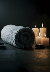 Relaxing Spa Day Serenity Wellness Treatment Hot Stone Massage Candlelight Therapy