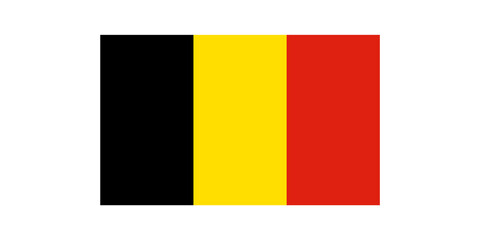 Fototapeta premium Belgium flag vector 