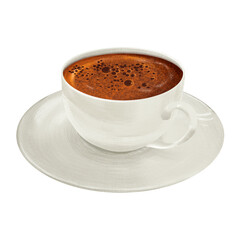 Cappuccino and Latte Coffee Cup