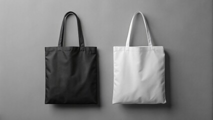 paper bag on a gray background