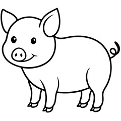 cartoon pig cartoon
