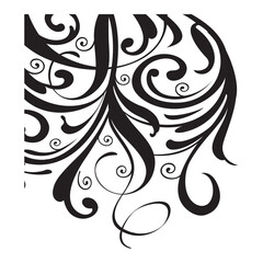 Corner Floral Creative art