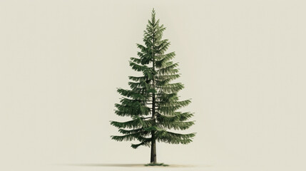 Christmas tree vector illustration