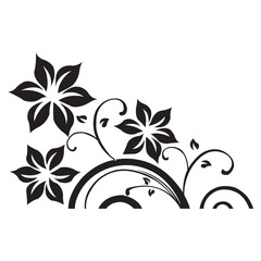Floral Ornament Creative illustration