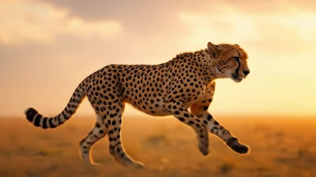 Guepardo acelera en plena persecuci&oacute;n