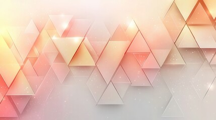 Abstract geometric background with glowing triangles (1)