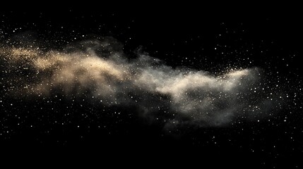 Cosmic Dust and Nebula Cloud in Space