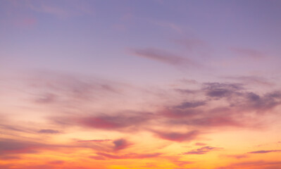 Morning cloud and sky backdrop,Nature beautiful Light Sunset or sunrise sky,Sunset sky for background or sunrise sky and cloud at morning.
