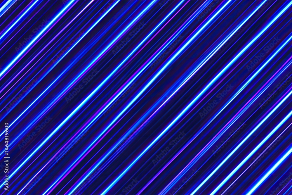 Poster diagonal neon lines pattern
