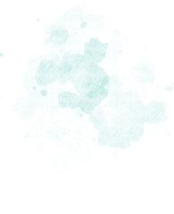 Watercolor painting splash texture element